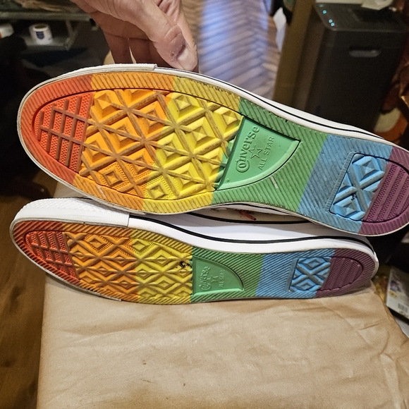 Converse Custom Chuck Taylor All Star Pride High Top Men's size 15 - Picture 6 of 8
